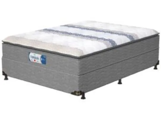 Cama Box Casal (Box + Colchão) Probel Mola - 54cm de Altura Turquia R$ 1000