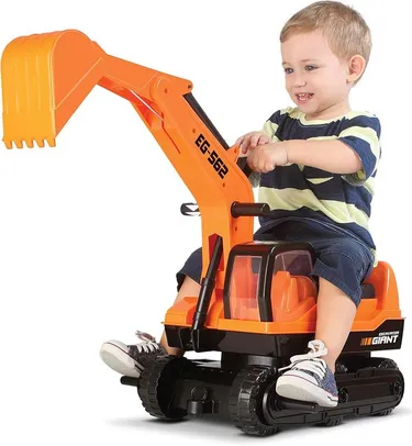 Trator Escavadeira Gigante Infantil Giant Escavator