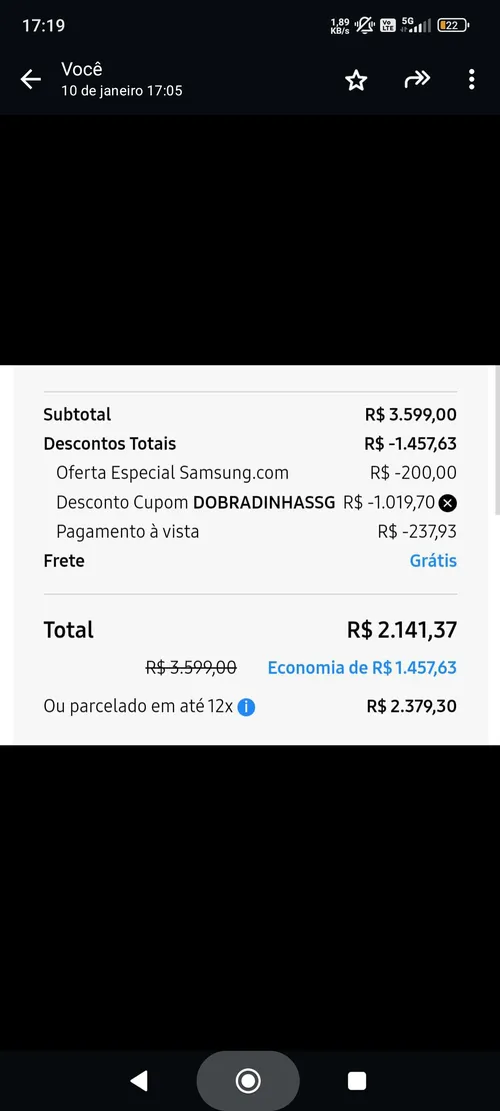 Imagen na descrição da promoção