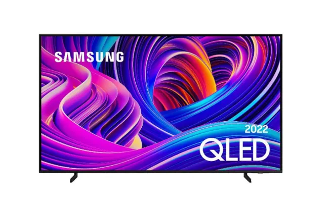 Smart TV 50" Samsung Q60B Qled 4K 3 HDMI 2 USB Wi-Fi - 2022
