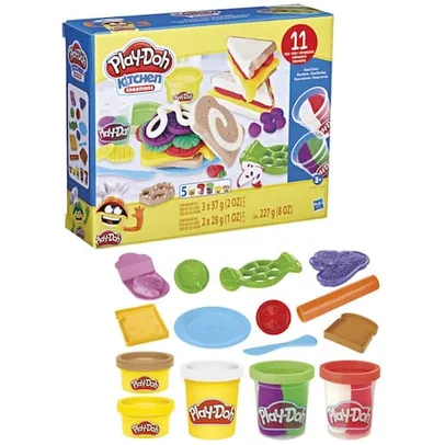 Play-Doh Kitchen Creations Sanduíches Coloridos E7253/F5746 Hasbro