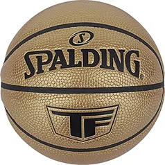 Mini bola Spalding TF colecionável, microfibra, dourada, tamanho 1 - exclusivo Amazon