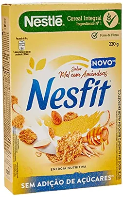 Cereal Matinal Nesfit Mel com Amêndoas sem Adição de Açúcares 220G