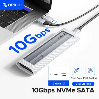 Case Orico para SSD M2 NVME SATA Externo