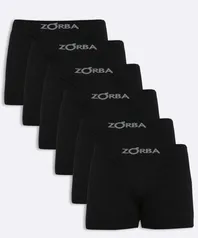 Kit 6 Cuecas Boxer Masculina Zorba