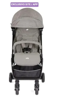 Carrinho de Bebê Joie Pact Gray Flanel Cinza