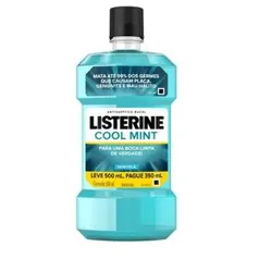 2 UNID. Antisséptico Bucal Listerine Cool Mint 500ml - R$2