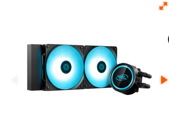 Water Cooler DeepCool Gammaxx L240T, LED Blue 240mm, Intel-AMD, DP-H12RF-GL240TB