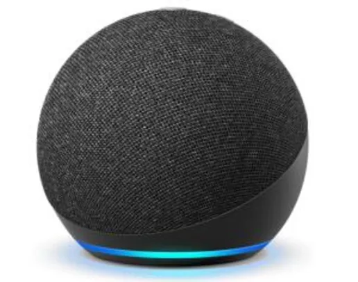 Smart Speaker Amazon Echo Dot 4ª Geração com Alexa – Preto | R$290