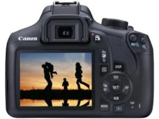 Câmera Digital Canon EOS Rebel T6 18MP - Profissional 3” Full HD Wi-Fi