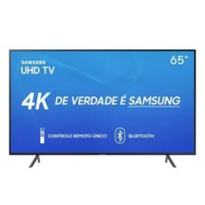 Smart TV LED 65'' UHD 4K Samsung 65RU7100 | R$3.134