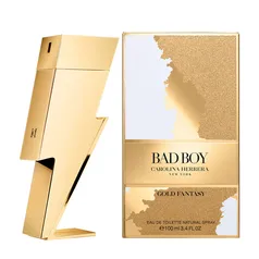 Perfume Carolina Herrera Bad Boy Gold Fantasy Eau de Toilette Masculino 100 ML