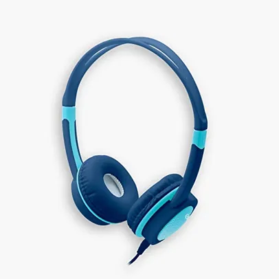 Saindo por R$ 29,9: Headphone Kids I2GO 1,2m Azul Com Limitador De Volume de 85 db - I2GO Basic | Pelando