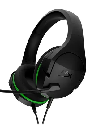 Headset Gamer HyperX CloudX Stinger Core, Xbox, 3.5mm, Black/Green, HX-HSCSCX-BK