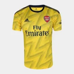 Camisa Arsenal Away 19/20 Torcedor s/nº Adidas Masculina - Amarelo