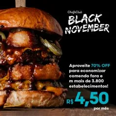 70% OFF + 1 mês grátis Assinatura Anual ChefsClub