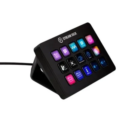 Stream Deck Elgato MK.2, USB-C Removível, 15 teclas LCD, Preto