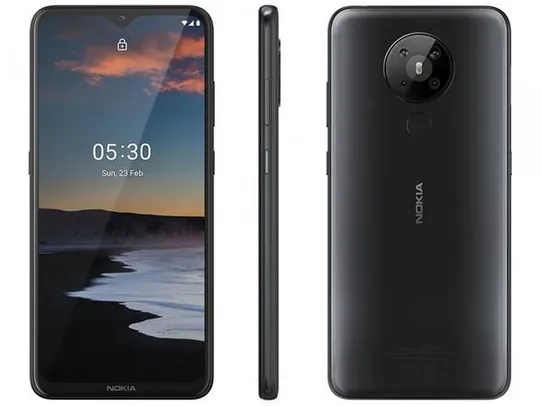 (APP - Cliente Ouro) Smartphone Nokia 5.3 128GB Preto 4G Octa-Core - 4GB RAM 6,55” | R$1042