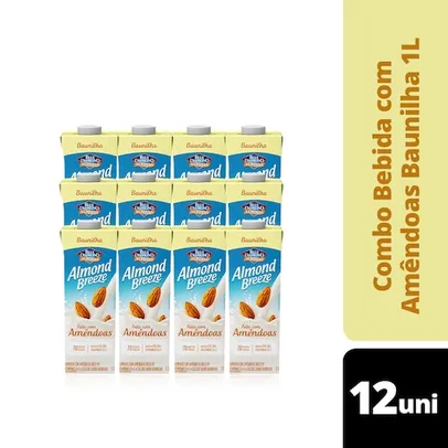 Bebida Com Amêndoas Baunilha Almond Breeze 1L 12 Unidades