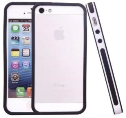 Bumper iPhone 5/5S Preto Yogo - R$0,09