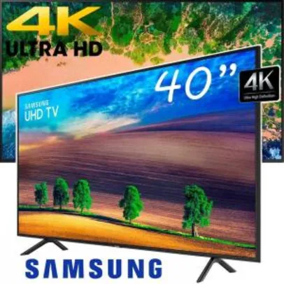 TV LED 40" Samsung Ultra HD 4K