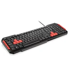 Teclado Multilaser Multimídia Gamer TC160 Red Keys Usb