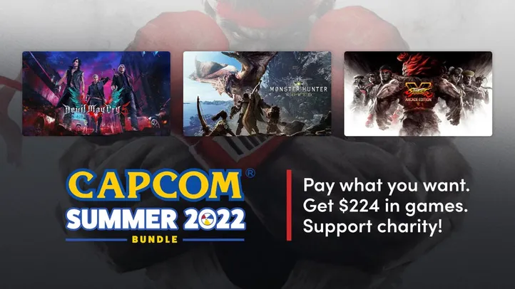 Capcom Summer 2022 Bundle (DMC, Street Fighter, Monster Hunter)