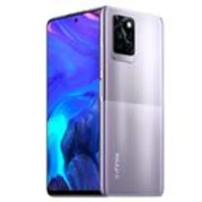 Smartphone INFINIX Note 10 Pro 128 GB Câmera Quádrupla até 64 MP 5000 mAh Tela 6,95” de 90 Hz FullHD Dual Chip 8GB RAM Silver Secret