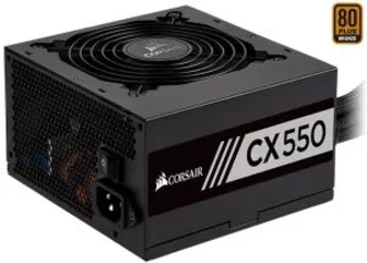 Fonte ATX Corsair CX550 PLUS BRONZE | R$398