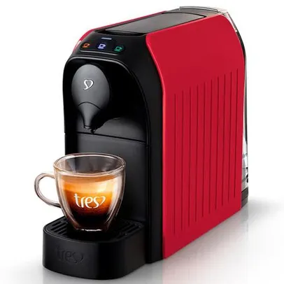 Cafeteira Espresso TRES Passione Multibebidas - Vermelha 110V | R$360