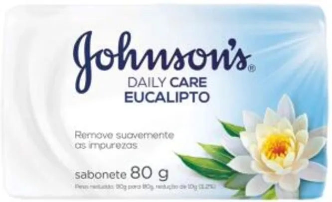 Sabonete Barra Eucalipto, Johnson'S, 80G