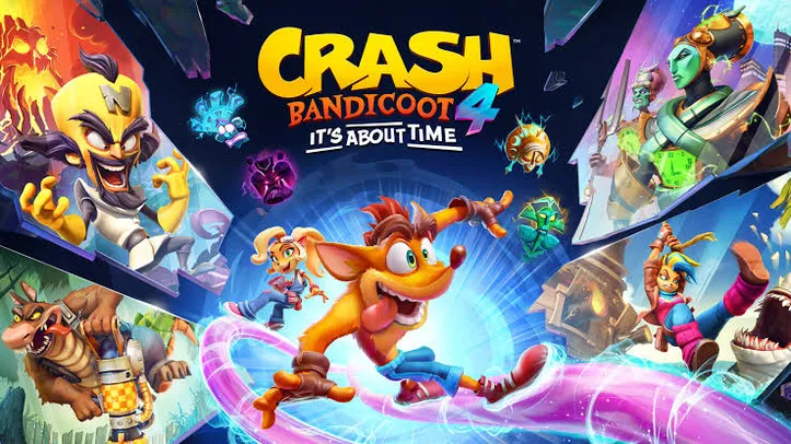[Resgate apenas pelo console PS4] Crash Bandicoot 4: It's About Time