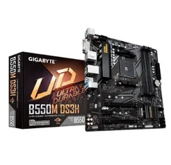 Placa Mãe Gigabyte B550M DS3H, AMD AM4, Micro ATX, DDR4