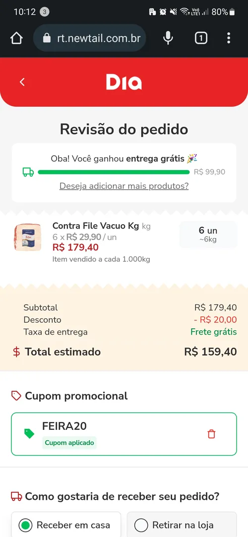 Imagen na descrição da promoção