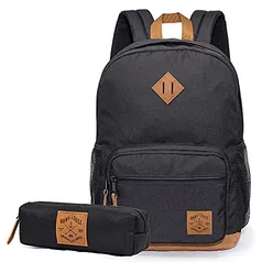 Mochila Hang Loose + Estojo Roots Original Preta