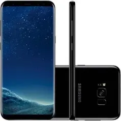 Smartphone Samsung Galaxy S8+ 128GB Dual Android 7.0 OctaCore 2.3Ghz 12MP -Tim Desbloqueado Preto