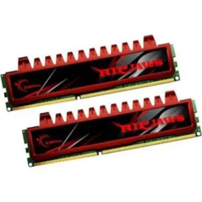 Kit de Memoria Ripjaws 2X2Gb 240P D3 1600 PC3 12800, G.SKILL, F3-12800CL9D-4GBRL, 4 Gb | R$ 106