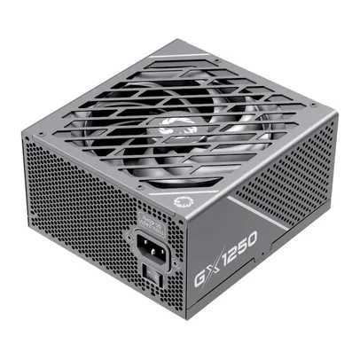 (Somente no APP) Fonte Gamemax GX1250 PRO, 1250W, 80 Plus Platinum, PCIe 5.0, Full Modular, Metal - GX1250PROSLS8810BR