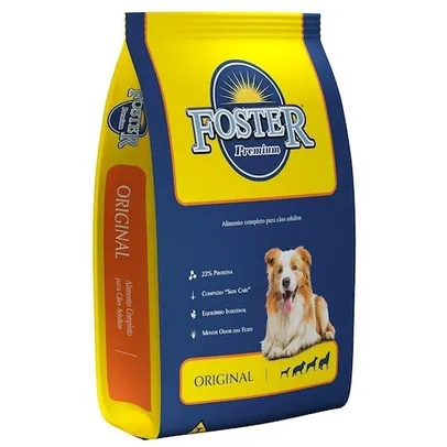 Ração Foster Premium Orig, Adulto, 7Kg