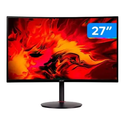 Monitor Gamer Acer XZ270 27” LED Curvo - Full HD HDMI 240Hz 1ms | R$ 1.709,10