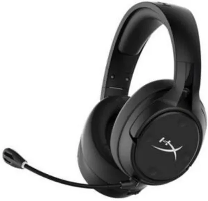 [Começa 19:35] Headset Sem Fio Gamer HyperX Cloud Flight S 7.1, Carregamento QI, Drivers 50mm, Preto | R$ 850