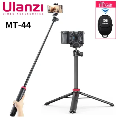 [TAXA INCLUÍDA] Ulanzi Mt-44 | Tripé para Smartphone e câmera DSLR | 149 cm de extensão máxima