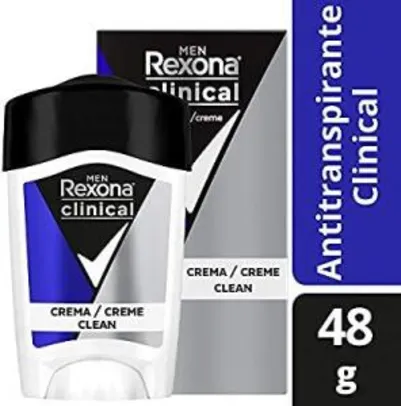 Desodorante Antitranspirante Rexona Clinical Men 48g (cada unidade)