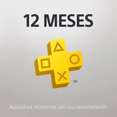 [Novos] Assinatura PlayStation Plus 12 meses