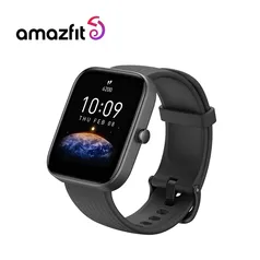 [Taxa inclusa] Smartwatch Amazfit BIP 3 Pro com GPS, +60 modos esporte, 14 dias bateria, Resistência à Água - Android e iPhone