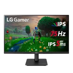 Monitor Gamer LG 27 Full HD, IPS, HDMI e VESA, FreeSync, Ajuste de Ângulo, Bordas Finas - 27MP400-B