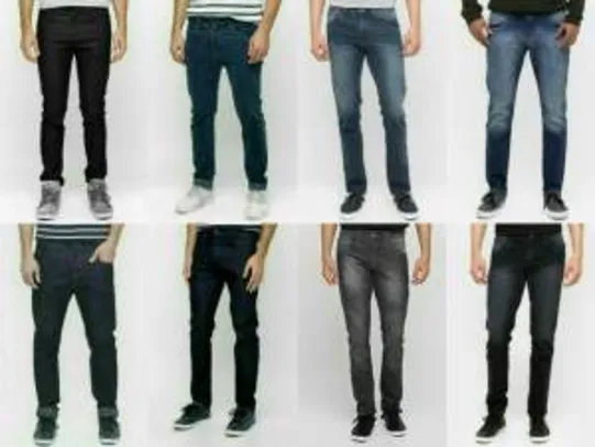 [Zattini] 2 Calças Jeans Masculinas por R$110