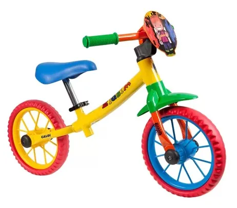 Bicicleta Infantil Aro 12 Sem Pedal Balance Bike Drop Zigbim - Caloi