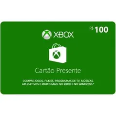 Gift Card R$ 200 Xbox Cartão Presente - R$ 170