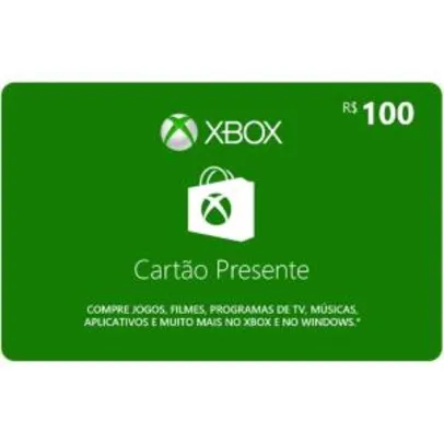 Gift Card R$ 200 Xbox Cartão Presente - R$ 170